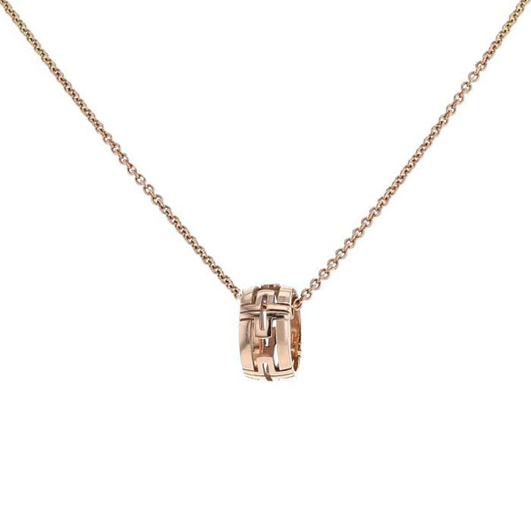 ˇTrend JewelryˇPARENTESI NECKLACE PINK GOLD