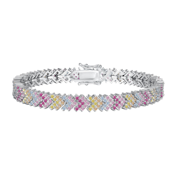ˇTrend JewelryˇOrnate Sparkling Round Cut Party Bracelet