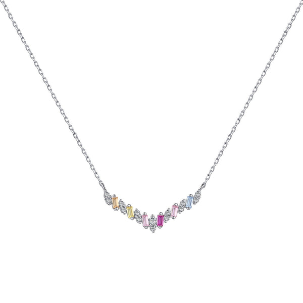 ˇTrend JewelryˇDazzling Rainbow Necklace