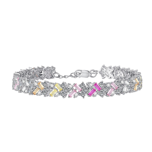 ˇTrend JewelryˇDazzling Unique Multi Shape Daily Bracelet