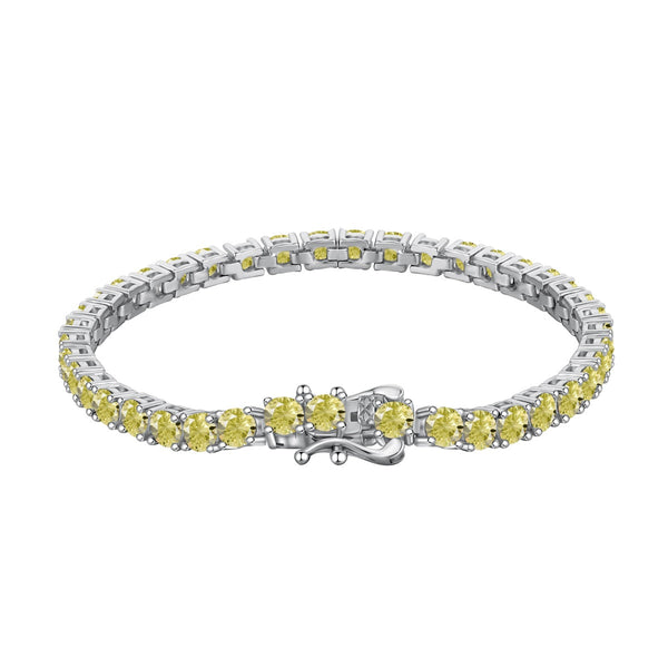 ˇTrend JewelryˇOrnate Dazzling Round Cut Tennis Bracelet