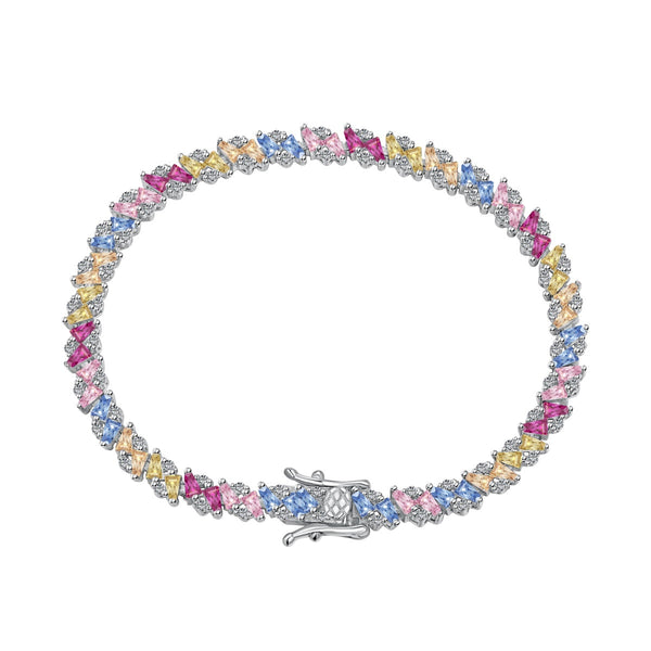 ˇTrend JewelryˇOrnate Sparkling Multi Cut Party Bracelet