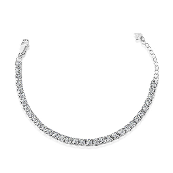 ˇTrend JewelryˇSparkling Radiant Princess Cut Tennis Bracelet