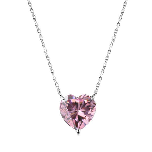 ˇTrend Jewelryˇ6.0 carat Radiant Heart Shape Necklace
