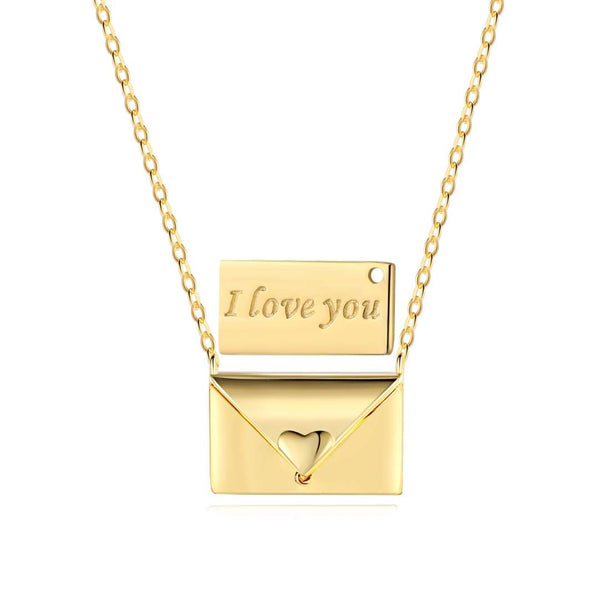 ˇTrend JewelryˇEnvelope Heart Shape Mother's Day Necklace