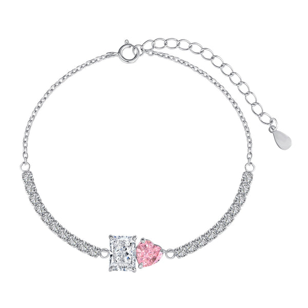 ˇTrend JewelryˇDazzling Unique Multi Shape Lover Bracelet