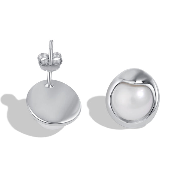 ˇTrend JewelryˇDainty Bread Pearl Earrings