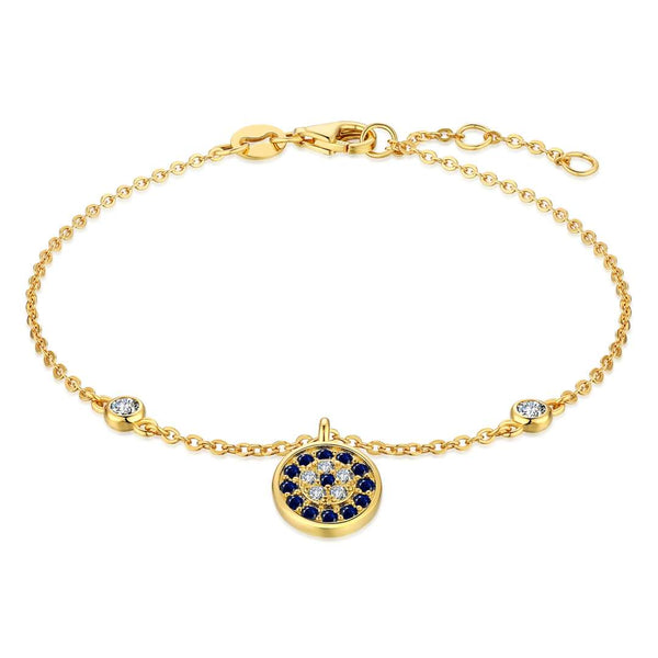 ˇTrend JewelryˇDevil's Eye Round Shape Bracelet