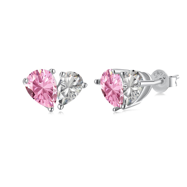 ˇTrend JewelryˇDazzling Elegant Heart Cut Lover Earrings