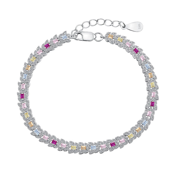 ˇTrend JewelryˇDelicate Colorful Multi Cut Daily Bracelet