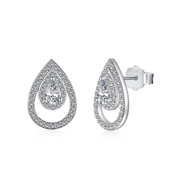 ˇTrend JewelryˇSparkling Delicate Water Drop Shape Daily Earrings
