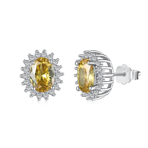 ˇTrend JewelryˇDelicate Radiant Oval Cut Daily Earrings