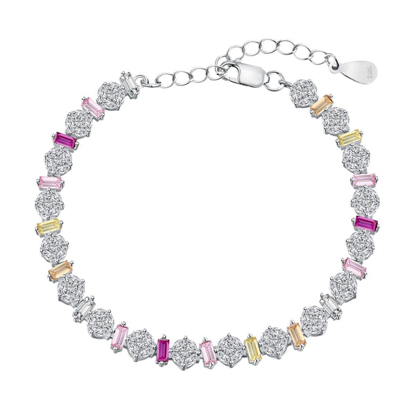 ˇTrend JewelryˇRadiant Colorful Round Shape Daily Bracelet