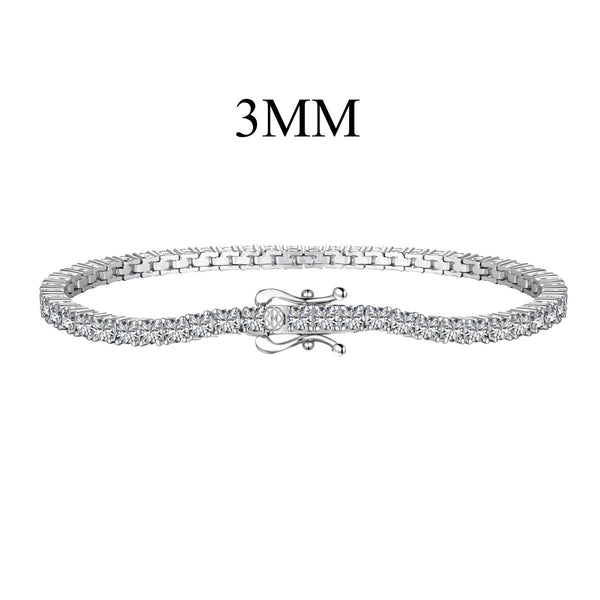 ˇTrend JewelryˇDainty Charming Round Cut Tennis Bracelet