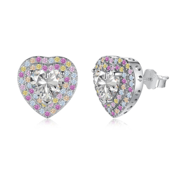 ˇTrend JewelryˇDazzling Heart Shape Lover Earrings