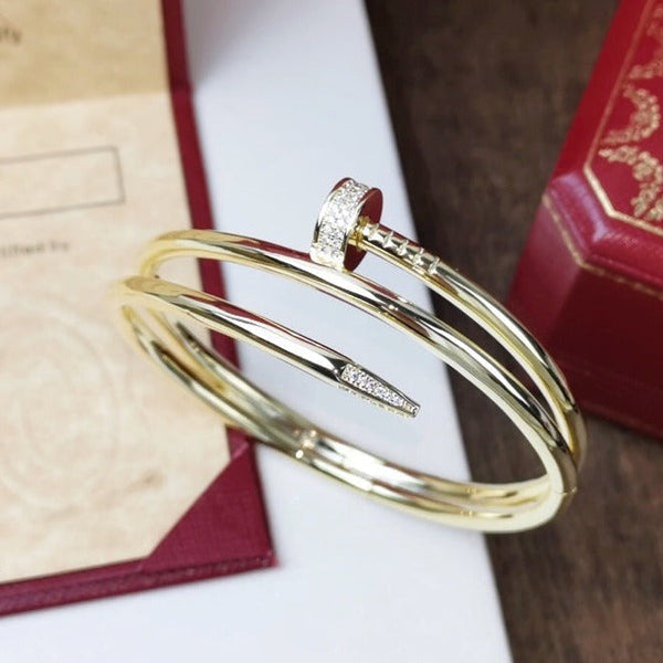 ˇTrend JewelryˇJUSTE BRACELET 3.5MM DOUBLE ROW DIAMOND