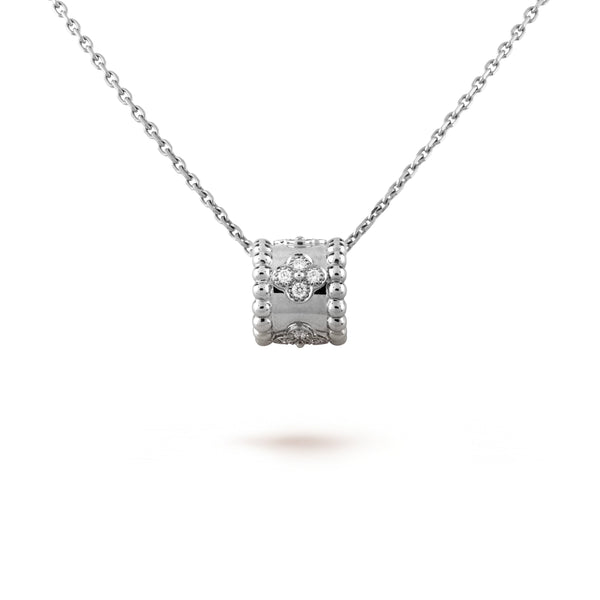 ˇTrend JewelryˇPERLEE PEDANT SIVLER DIAMOND NECKLACE
