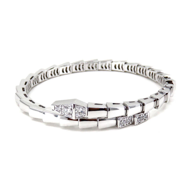 ˇTrend JewelryˇSERPENTI BRACELET DIAMONDS SILVER