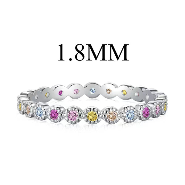 ˇTrend JewelryˇUnique Scintillating Round Cut Daily Ring