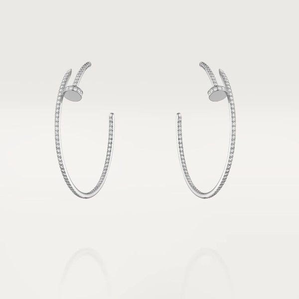 ˇTrend JewelryˇJUSTE EARRINGS FULL DIAMONDS 1.8MM