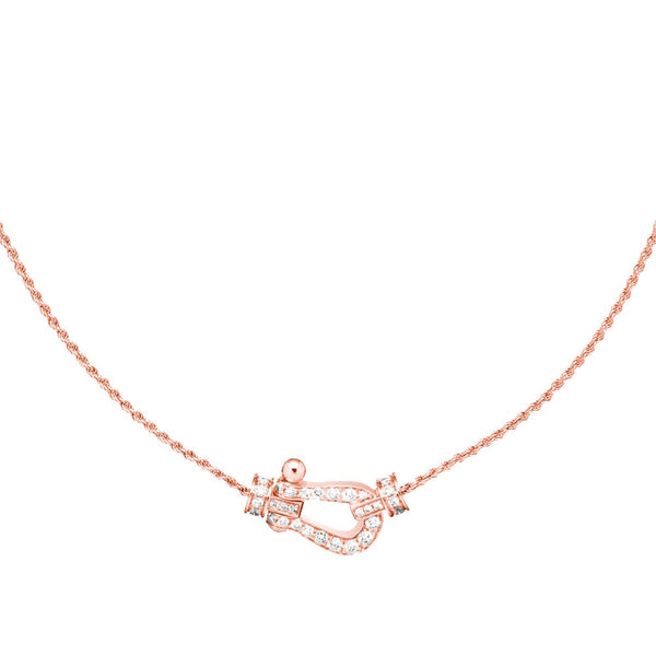 ˇTrend JewelryˇFORCE 10 PINK GOLD DIAMOND NECKLACE
