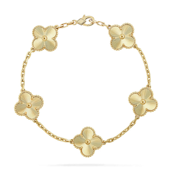ˇTrend JewelryˇCLOVER 5 FLOWERS LASER BRACELET