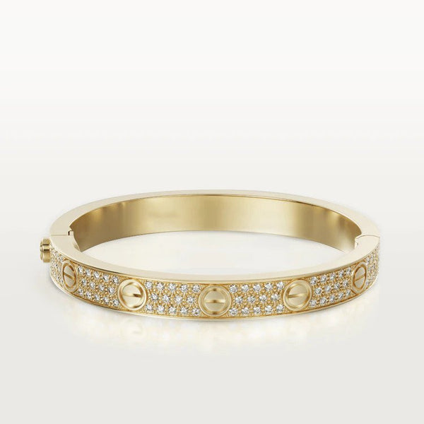 ˇTrend JewelryˇLOVE BRACELET 6.1MM DIAMOND-PAVED