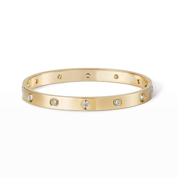 ˇTrend JewelryˇLOVE BRACELET 6.1MM 10 DIAMONDS