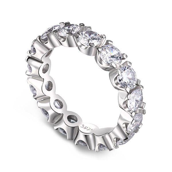 ˇTrend JewelryˇEternity Round Cut Tennis Ring