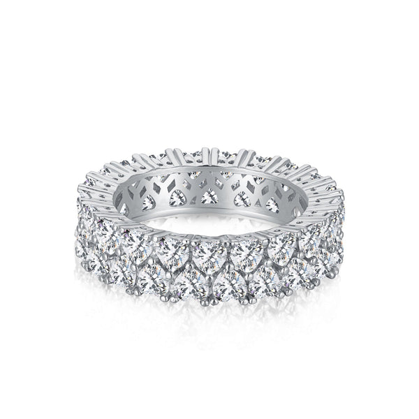 ˇTrend JewelryˇSparkling Full Heart Ring
