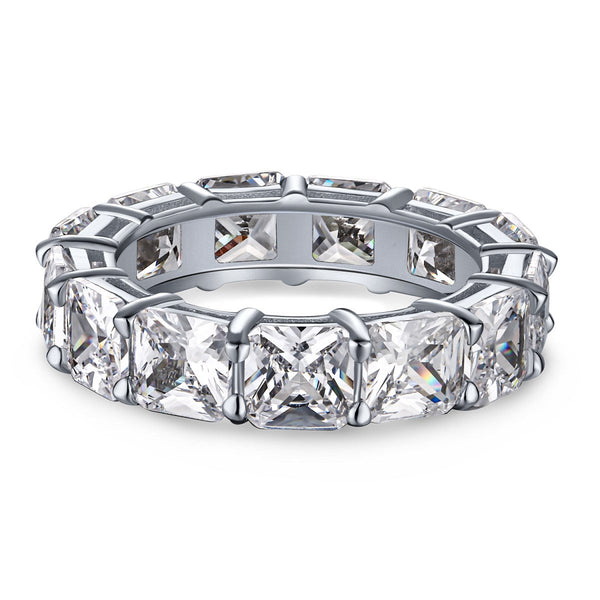 ˇTrend JewelryˇElegant Princess Cut Tennis Ring