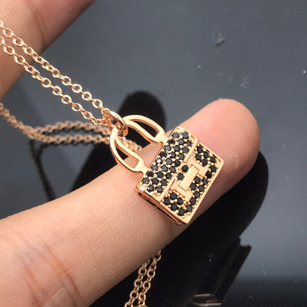 ˇTrend JewelryˇHM NECKLACE ARRIVAL BLACK DIAMOND