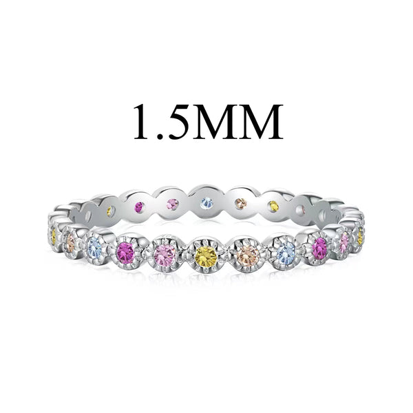 ˇTrend JewelryˇRadiant Sparkling Round Cut Daily Ring