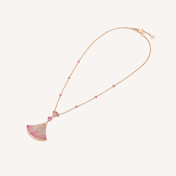 ˇTrend JewelryˇDREAM NECKLACK DIAMOND PINK GOLD