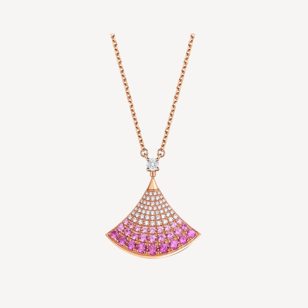 ˇTrend JewelryˇDREAM NECKLACE PINK GOLD PINK DIAMOND