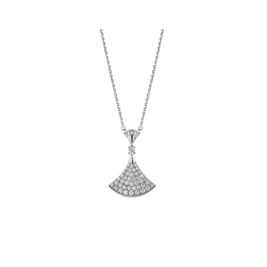 ˇTrend JewelryˇDREAM NECKLACE SILVER FULL DIAMOND