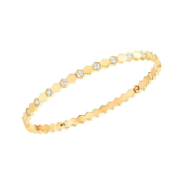 ˇTrend JewelryˇBEE LOVE GOLD DIAMOND BRACELET