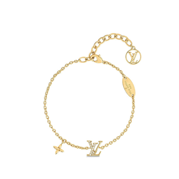 ˇTrend JewelryˇLOGO STAR MOTIF GOLD BRACELET