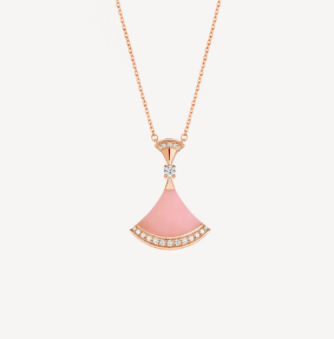 ˇTrend JewelryˇDREAM NECKLACE PINK OPAL