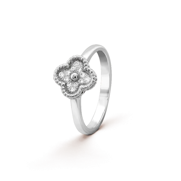 ˇTrend JewelryˇCLOVER DIAMOND RING