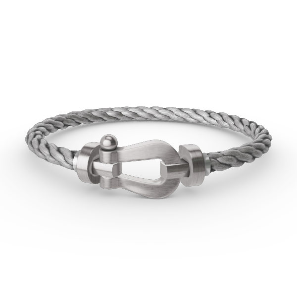 ˇTrend JewelryˇFORCE LARGE HORSESHOE NO DIAMOND BRACELET SILVER